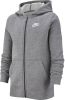 Nike Kids Nike Sportswear Club Hoodie met rits voor kids Carbon Heather/Smoke Grey/White Kind online kopen