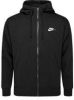 Nike Sportswear Club Fleece Hoodie met rits voor heren Zwart online kopen