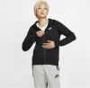 Nike Sportswear Essential Fleecehoodie met rits voor dames Zwart online kopen