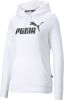 Puma essential logo fleece trui wit dames online kopen