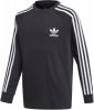 Adidas Originals T shirt 3 Stripes Zwart/Wit Lange Mouwen Kinderen online kopen
