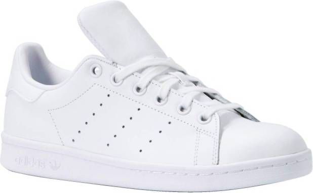 Adidas Originals Stan Smith J leren sneakers wit - Jassenshoponline.nl