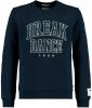 America Today Junior sweater Sal met tekst donkerblauw/ecru online kopen