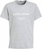 Björn Borg T shirt met logo lichtgrijs melange online kopen