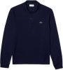 Lacoste Marl Petit Piqué Classic Fit Long Sleeve Polo , Groen, Heren online kopen