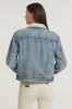 Levi's Levis 36137 0026 Exbf Sherpa Jacket AND Jackets Women Denim Light Blue online kopen