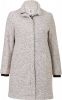 Miss Etam Plus jas met wol grijs online kopen