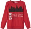 NAME IT KIDS sweater NKMVILDAR met tekst rood online kopen