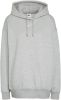 Nike Essential Oversized Fleece Hoodie Dames Dark Grey Heather/Base Grey/White Dames online kopen