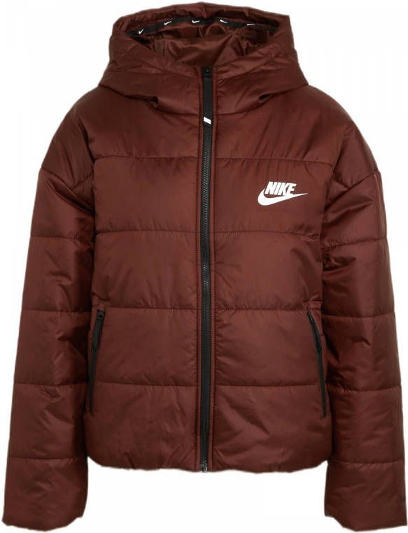 Nike Sportswear Therma FIT Repel Damesjack met capuchon Bruin online kopen