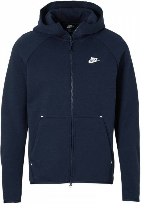nike tech vest donkerblauw