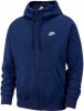 Nike Sportswear Club Fleece Hoodie met rits voor heren Blauw online kopen