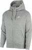 Nike Sportswear Club Fleece Hoodie met rits voor heren Grijs online kopen