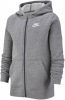 Nike Kids Nike Sportswear Club Hoodie met rits voor kids Carbon Heather/Smoke Grey/White Kind online kopen