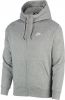 Nike Sportswear Club Fleece Hoodie met rits voor heren Grijs online kopen