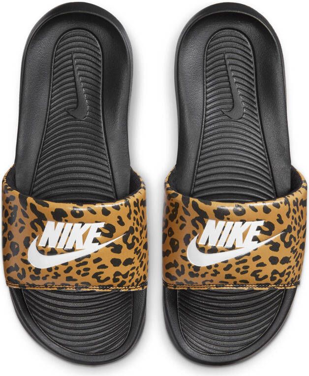 Nike Victori One Slippers met print voor dames Bruin online kopen