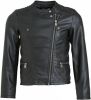 Only ! Meisjes Jasje -- Zwart Polyurethaan/viscose/polyesther online kopen