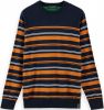 Scotch & Soda Gestreepte sweater met ronde hals van katoen online kopen