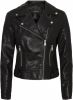 VERO MODA CURVE bikerjack van imitatieleer VMKERRIULTRA zwart online kopen