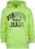 Vingino hoodie Naoki met logo neon geel online kopen