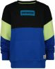 Vingino sweater Nivaan kobaltblauw/zwart/geel online kopen